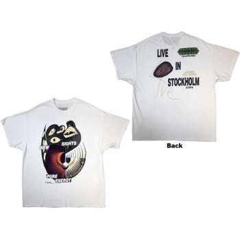 Merch Travis Scott: Travis Scott Unisex T-shirt: Summer Run 2023 Stockholm (back Print & Ex-tour) (x-large) XL