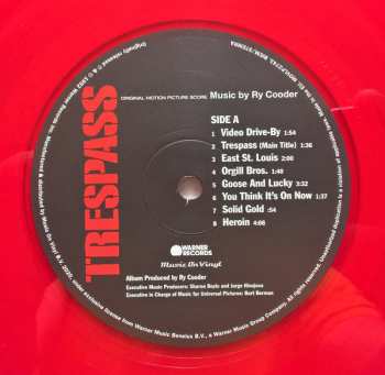 LP Ry Cooder: Trespass (Original Motion Picture Score)  LTD | NUM | CLR 37245