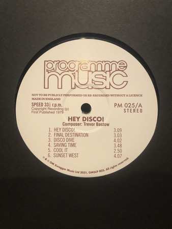LP Trevor Bastow: Hey Disco! 133718