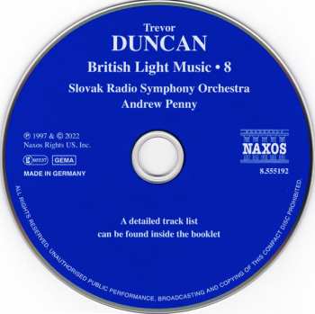 CD Trevor Duncan: 20th Century Express • A Little Suite • Children In The Park 329992