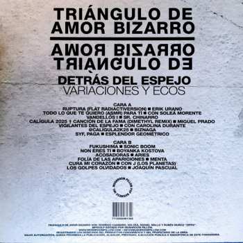 LP Triángulo de Amor Bizarro: Detrás Del Espejo. Variaciones Y Ecos 375121