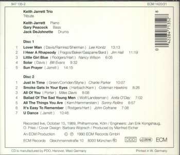 2CD Keith Jarrett Trio: Tribute 122961