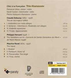 CD Trio Atanassov: Chic à la Française 360022