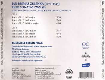 2CD Jan Dismas Zelenka: Trio Sonatas ZWV 181 37319