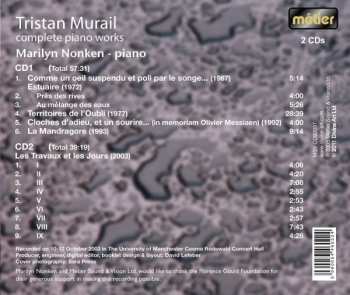 2CD Tristan Murail: The Complete Piano Music 252935