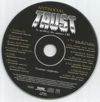 CD Trust: Antisocial Le Meilleur Des Années CBS 429531