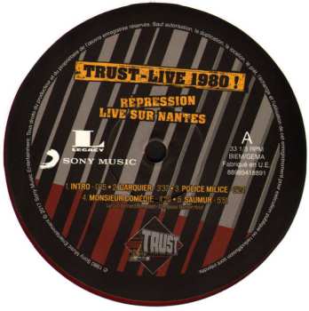 2LP Trust: Live 1980 ! - Répression Live Sur Nantes 445013