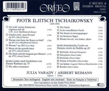 CD Pyotr Ilyich Tchaikovsky: Lieder  520477