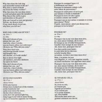 CD Pyotr Ilyich Tchaikovsky: Lieder 