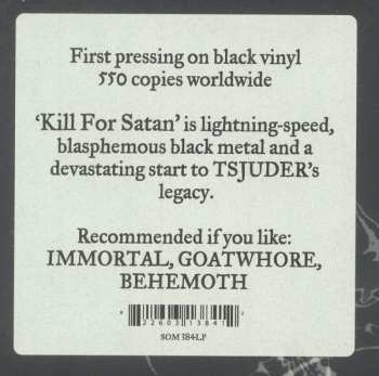 LP Tsjuder: Kill For Satan LTD 19056