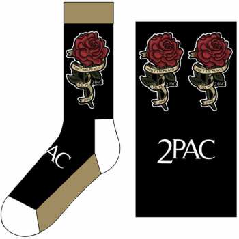 Merch Tupac: Kotníkové Ponožky Rose