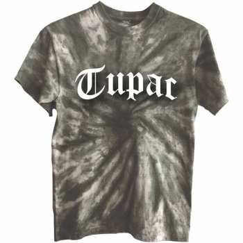 Merch Tupac: Tričko Gothic Logo Tupac XXL
