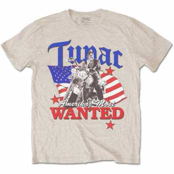 Merch Tupac: Tričko Most Wanted