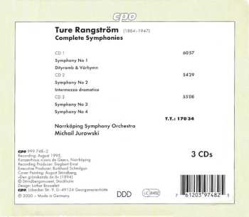 3CD/Box Set Ture Rangström: Complete Symphonies 460950