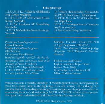 CD Ture Rangström: Sånger / Songs