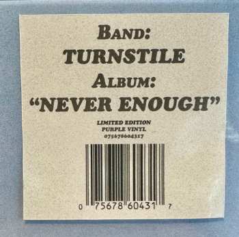 LP Turnstile: Never Enough CLR | LTD