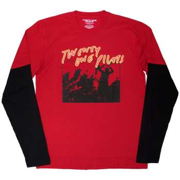 Merch Twenty One Pilots: Layered Long Sleeve Tričko Live Scribble