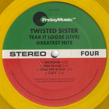 LP Twisted Sister: Tear It Loose (Studio & Live) (Greatest Hits) LTD | CLR 417405