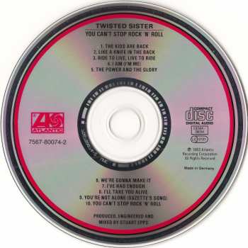 CD Twisted Sister: You Can't Stop Rock 'N' Roll 41207