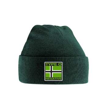 Merch Type O Negative: Čepice Ton Flag (green)
