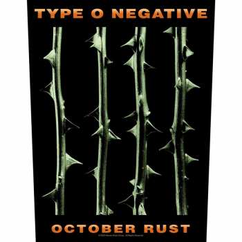 Merch Type O Negative: Zádová Nášivka October Rust