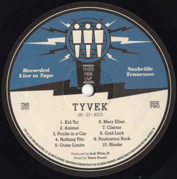 LP Tyvek: Live At Third Man 502484