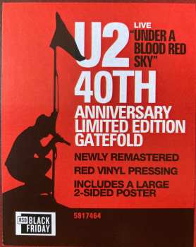 LP U2: Under A Blood Red Sky CLR | LTD 521936