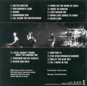 CD U2: Rattle And Hum 387009