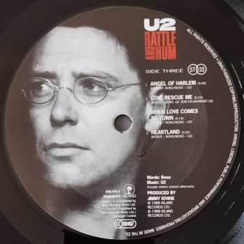 2LP U2: Rattle And Hum