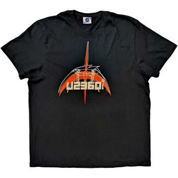 Merch U2: U2 Unisex T-shirt: 360 Degree Tour 2009 Orange Logo (back Print & Ex-tour) (xx-large) XXL