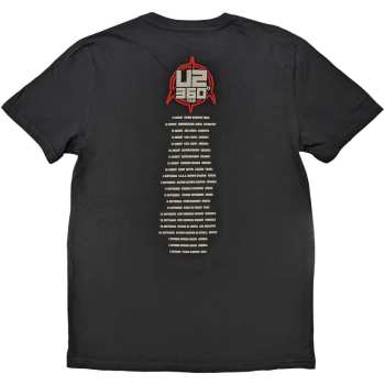Merch U2: U2 Unisex T-shirt: 360 Degree Tour 2010 Equals (back Print & Ex-tour) (medium) M
