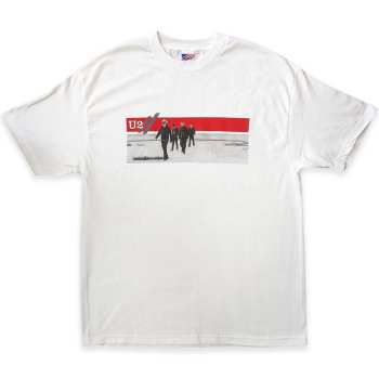 Merch U2: U2 Unisex T-shirt: Vertigo 2005 Band Photo (back Print & Ex-tour) (x-large) XL