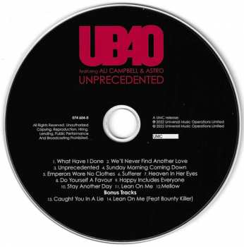 CD UB40: Unprecedented 395791