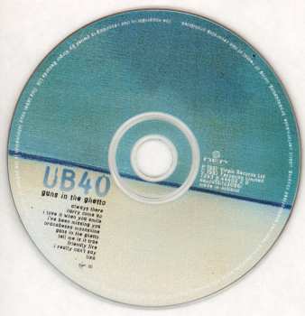 CD UB40: Guns In The Ghetto 452830