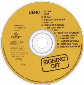 CD UB40: Signing Off 416952