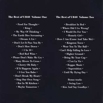 2CD UB40: The Best Of UB40 - Volumes 1 & 2 44418