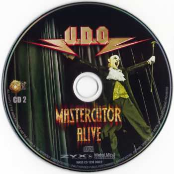 2CD/DVD U.D.O.: Mastercutor Alive LTD | DIGI 22990