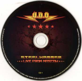 2CD/DVD U.D.O.: Steelhammer - Live From Moscow DIGI 34471
