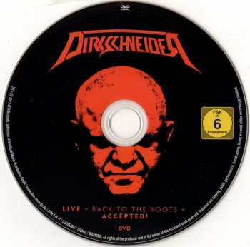 2CD/DVD Udo Dirkschneider: Live - Back To The Roots - Accepted! 21618