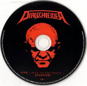 2CD/DVD Udo Dirkschneider: Live - Back To The Roots - Accepted! 21618