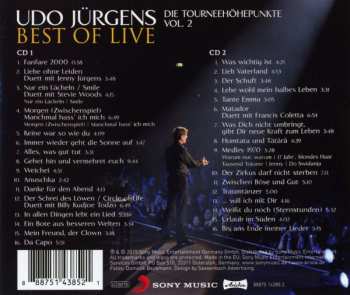 2CD Udo Jürgens: Best Of Live - Die Tourneehöhepunkte - Vol.2 259301