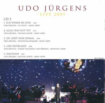 2CD Udo Jürgens: Mit 66 Jahren  - Live 2001 - 180804