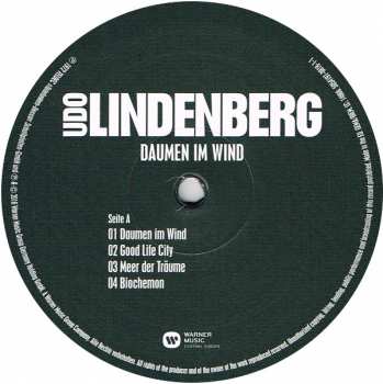 LP Udo Lindenberg: Daumen Im Wind 141975