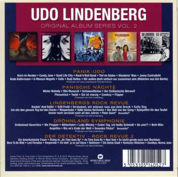 5CD/Box Set Udo Lindenberg: Original Album Series Vol. 2 298095