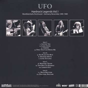 2LP UFO: Rockpalast:  Hardrock Legends Vol.1 CLR 422354