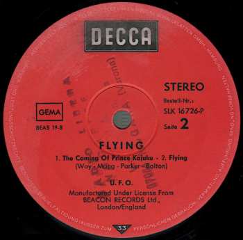 LP UFO: UFO 2 - Flying - One Hour Space Rock 512033