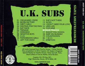 CD UK Subs: Demonstration Tapes / Raw Material 267054
