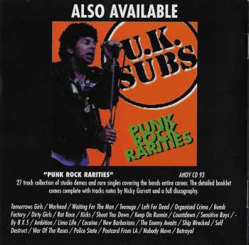 CD UK Subs: Endangered Species