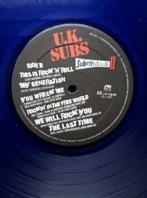 LP UK Subs: Subversions II LTD | CLR 440426