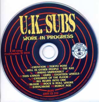 CD UK Subs: Work In Progress 190648